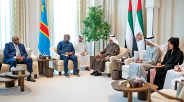 قمة ثنائية.. رئيس الدولة يبحث تعزيز العلاقات الاستراتيجية مع رئيس الكونغو الديمقراطية